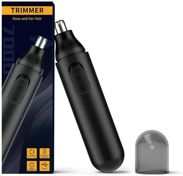 Painless Ear and nose USB Trimmer 45 min  Runtime 1 Length Settings