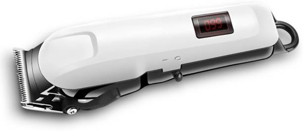 Shamsa X25 (PROFESSIONAL HAIR TRIMMER) 2000 mAh Battery with LCD Battery Display Trimmer 240 min Runtime 4 Length Settings
