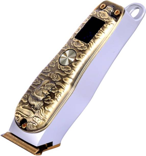 MPRO MP-077 Professional Hair Clipper with LED Display Fully Waterproof Trimmer 120 min Runtime 4 Length Settings