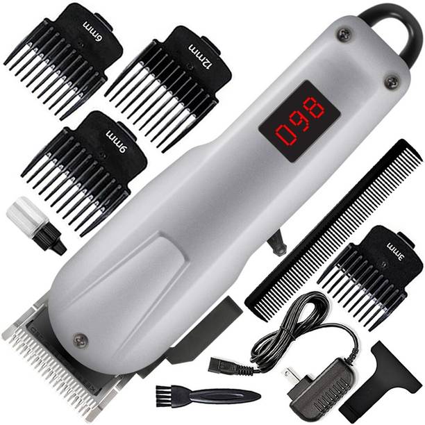 GroomingWorks H New Professional Rechargeable Razor Fast Charging Hair Clipper Beard Moustache Fully Waterproof Trimmer 240 min Runtime 7 Length Settings