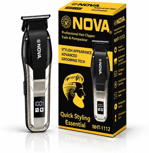 NOVA NHT 1112 G DIgital Display Trimmer 150 min Runtime 5 Length Settings