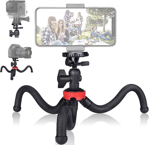 SURYAKUSH Tripod For Phone DSLR Camera Vlog Portable 2in1 Design Selfie Stick Tripod Monopod Kit, Tripod Kit, Tripod Ball Head