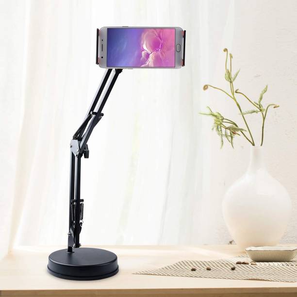 TPZ Foldable Cell Phone Tablet Arm Mount for Desk & Bedside, Adjustable Long Arm Tripod, Tripod Kit