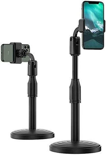 ANSHAURA Mobile Stand | 360° Rotating Adjustable Height Tabletop Phone Holder Mobile Holder
