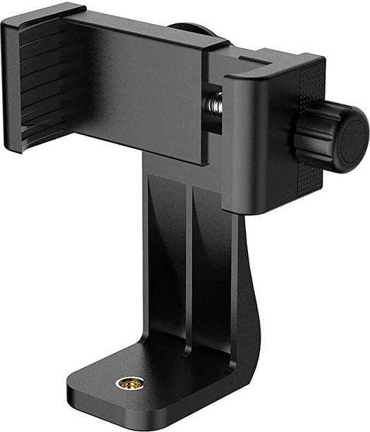NAFA Universal Adjustable and Rotatable Mobile Holder Clip/Attachment (Pack of 1) Tripod Bracket, Tripod Clamp