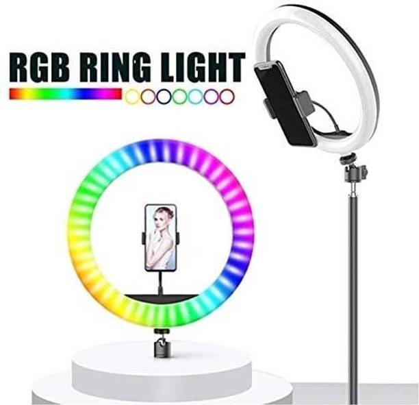 airtech Ring Light10 Inch with 7 Fit Tripod Stand For Video/ Tiktok (Big Led Ring Light) Tripod, Tripod Kit