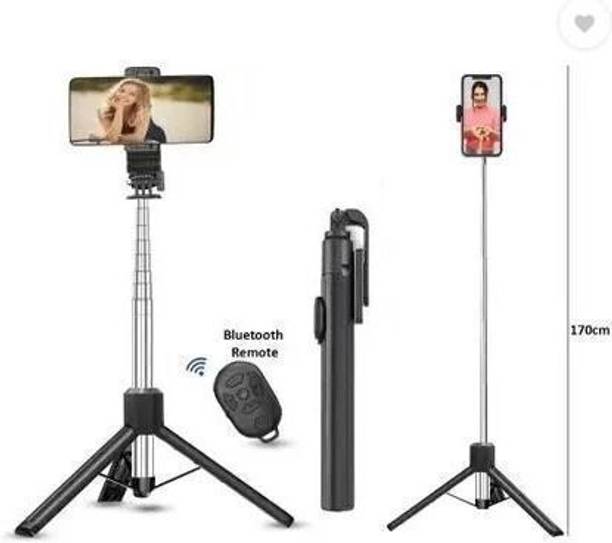Sconzi 170cm Wireless Selfie Stick with Detachable Remote Tripod, Monopod Kit, Tripod Kit