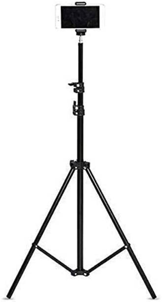 Tygot Lightweight & Portable 7 Feet Aluminum Alloy Studio Light Stand with Mobile Holder | for Videos | Portrait | Photography Lighting | Ideal for Outdoor & Indoor Shoots Tripod