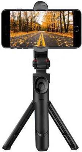 ST TRENDZ XT-02 Bluetooth Extendable Selfie Stick with Wireless Remote and 2 Level Fill Light for Making TikTok, Vlog Videos and Tripod Stand Selfie Stick for Creating TIK Tok, Vlogs, Youtubers Tripod Tripod