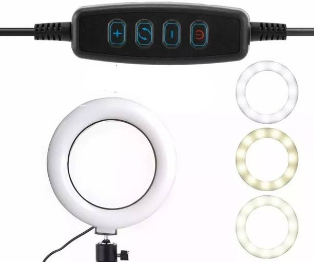 POZUB LED Selfie Ring Light Makeup selfie flash Studio Lamp Beauty light Camera Video Tripod, Monopod, Monopod Kit, Tripod Bracket, Tripod Ball Head, Tripod Kit