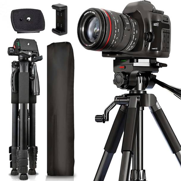 Adofys 76” Professional Aluminium Camera Tripod with Travel Bag and Phone Holder Tripod