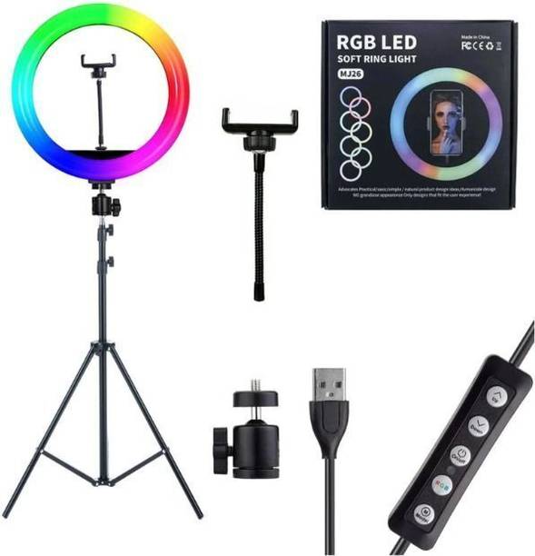 Smart Selection Ring Light10 Inch with 7 Fit Tripod Stand For Video/ Tiktok (Big Led Ring Light) Tripod, Tripod Kit
