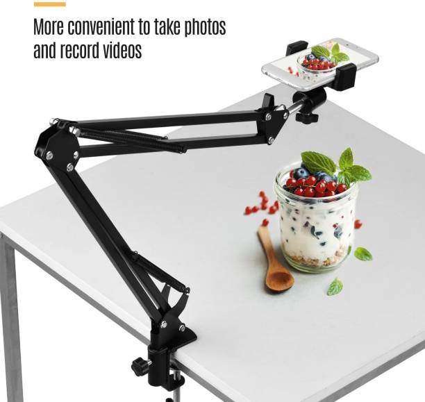 Mobtude Overhead Tripod Video Stand Phone Stand For Drawing Video Shoot & 360° Rotation Tripod, Tripod Ball Head, Tripod Bracket, Tripod Clamp, Tripod Kit