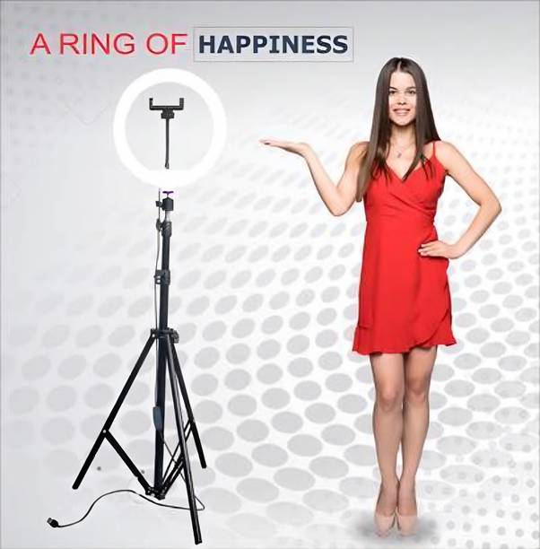 BESTFLY A1, 10“ Ring light and stand mobile holder for reels live video & Shooting Tripod, Tripod Kit