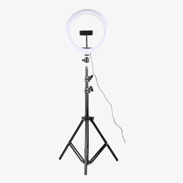airtech 10 Inch Ring Light with Tripod Stand & Phone Holder, LED for Live Stream Video. Tripod, Tripod Kit