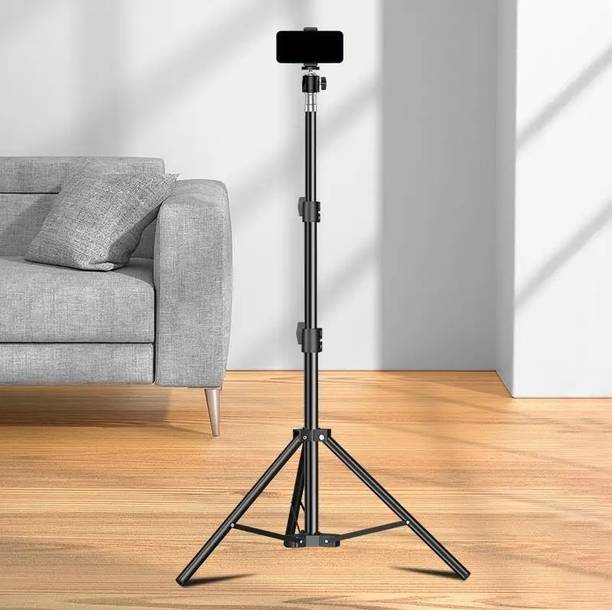 Gentle e kart 7 Feet Tripod Stand with Mobile Phone Holder, Suitable for Mobiles Tripod