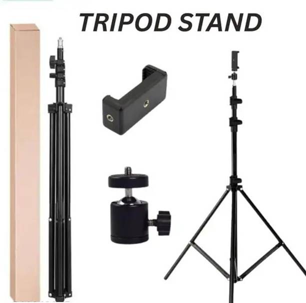 Gentle e kart ® 7 Feet Lightweight & Portable Tripod Stand with Mobile Holder and Metal Tripod