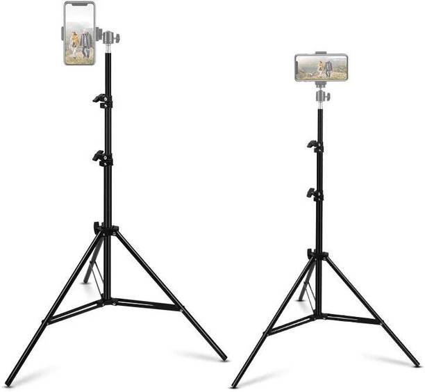 GUPTASONSS 2.1m Aluminum Tripod with 1/4 Screw for Gopro Phone Live Vlog Photography Tripod