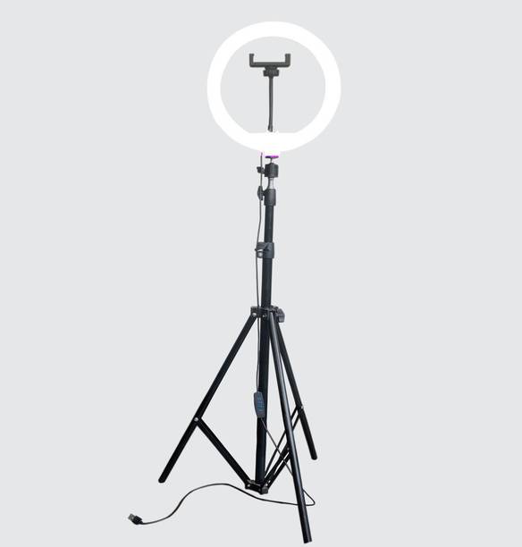 JAMMY ZONES 10“ Ring light with7 ft tripod stand for youtube, video and photo shoot Tripod, Tripod Kit
