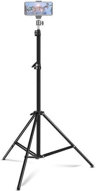 Treadmill BEST BUY 7-FEET 2.1 metra stand[210 cm]Professional Heavy Duty Big Tripod Stand for Make Videos on ,MX Taka Tak, Vigo Video,YouTube ,instagram ,online class, Fits all smartphones ,camera ,projector/ Strong and Durable Tripod/Portable and Extendable body Tripod, Tripod Kit, Tripod Bracket