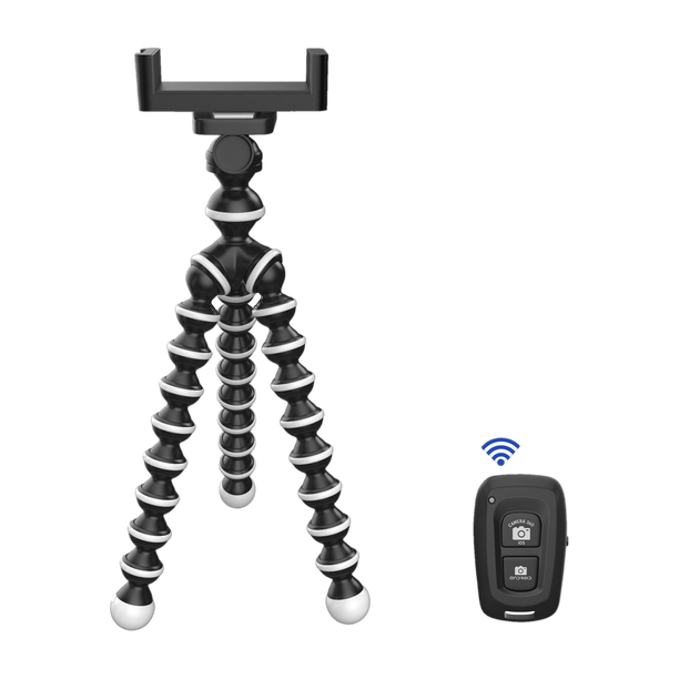 DIGITEK Gorilla Tripod/Mini Tripod for Mobile Phone with Phone Mount & Remote | Flexible Gorilla Stand for DSLR & Action Cameras (DTR 260 GT) Tripod Kit
