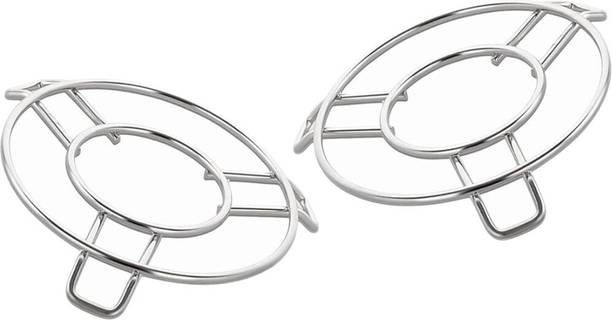 Brunchy Stainless Steel Trivet Stand | Round Steamer Rack for Kitchen (Small) Stainless Steel Trivet