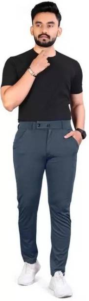 kdsn Slim Fit Men Grey Trousers