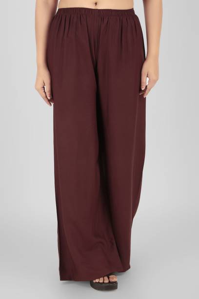 Go Gazab Regular Fit Women Brown Trousers