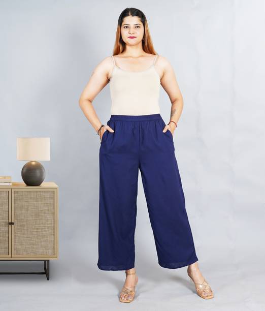 Urbanic Design Relaxed Women Dark Blue Trousers