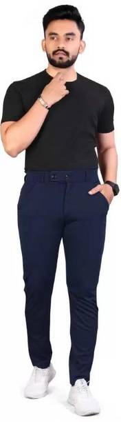 kdsn Slim Fit Men Blue Trousers