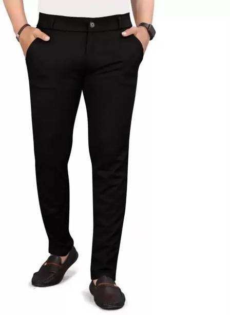 Armil Regular Fit Men Black Trousers