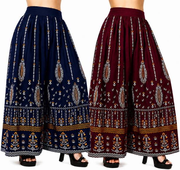 4K FASHION Relaxed Women Blue, Maroon Trousers