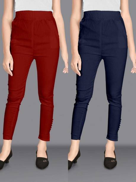 GOLDEN COLLECTION Dark Blue, Maroon Jegging