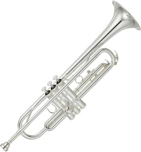 Rmze Standard TRUM-256 Silver Bb Trumpet for Beginner or Advanced- Musical instrument TS-R-01 Bb Trumpet