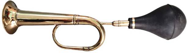 Robin Export Company Vintage Style Brass Car Horn Bike Bus Bullet Single turn taxi Brass Horn 19 Inch Bb Trumpet