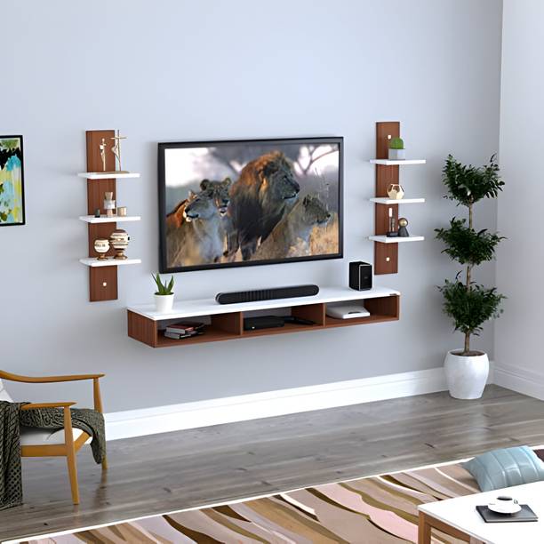 Artival Crafts Engineered Wood tv unit with white or balck color Engineered Wood TV Entertainment Unit