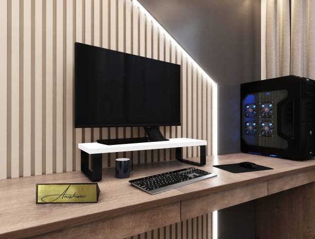 Anishwar Elegant Stylish multi-purpose Laptop Table, Space-saving Compact Design, Engineered Wood TV Entertainment Unit
