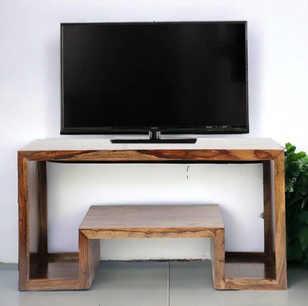 Flipkart Perfect Homes Rosewood ( Sheesham ) Solid Wood TV Entertainment Unit