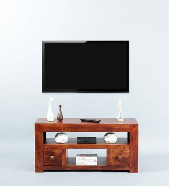 Craftvelly Premium Quality Of SheeshamWood Solid Wood TV Entertainment Unit