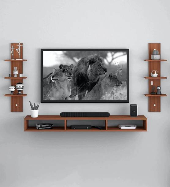 Livster Modern Wooden TV Unit for Living Room | Stylish Entertainment Cabinet Engineered Wood TV Entertainment Unit