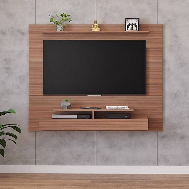 WOODWIDER Reagon Wall Hanging TV Stand Unit Cabinet Rack 55", Engineered Wood TV Entertainment Unit
