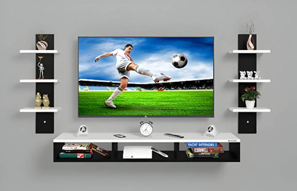 Artival Crafts Engineered Wood tv unit with white or balck color Engineered Wood TV Entertainment Unit