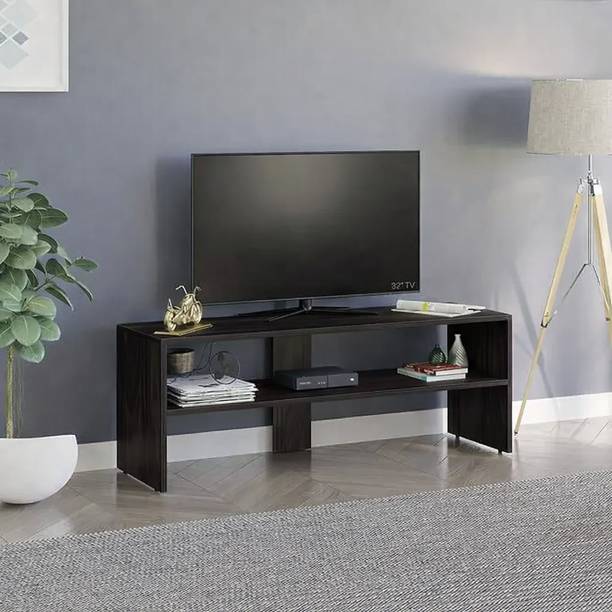 PEDPIX Stand for Living Room | Open Shelf TV Cabinet for 32-43 Inch TVs Engineered Wood TV Entertainment Unit