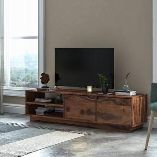 WoodMart Solid Wood TV Entertainment Unit