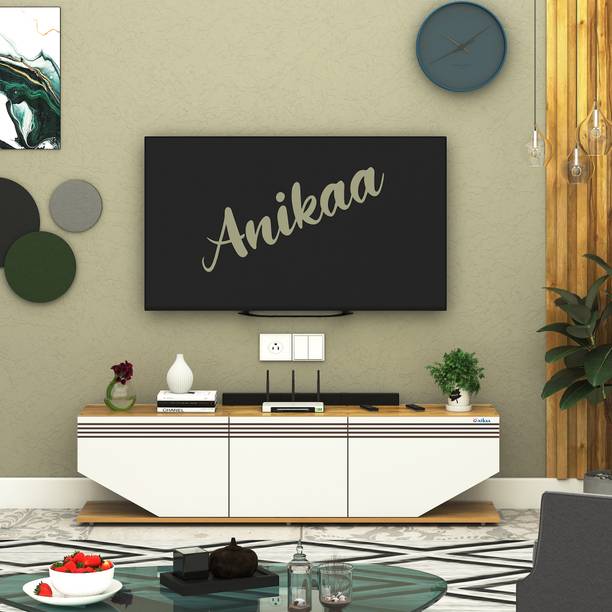 ANIKAA Velora TV Unit Modern Floor-Standing TV Cabinet with Storage Console Engineered Wood TV Entertainment Unit