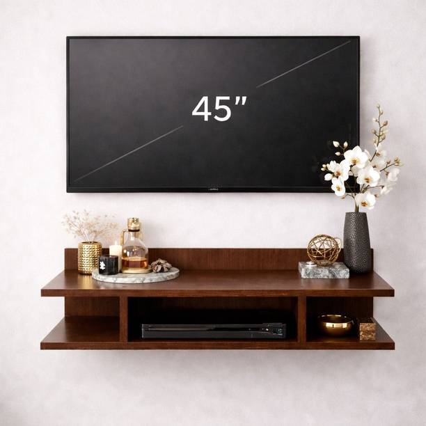 URBANWUD VOLT TV UNIT TV Cabinet for Bedroom in 45 Engineered Wood TV Entertainment Unit