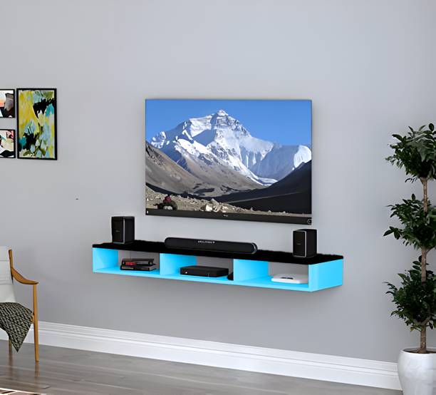 Livster "Stylish and Durable MDF TV Unit with Storage for Modern Living Rooms" Engineered Wood TV Entertainment Unit