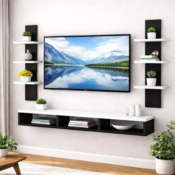KK KRAFT TV Unit/Cabinet/Shelf Engineered Wood TV Entertainment Unit