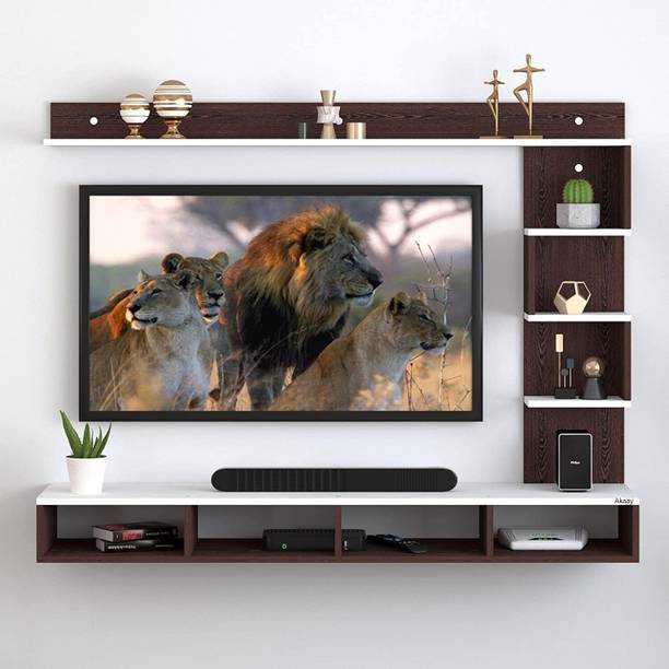 AKAAY Wall Mount TV stand TV cabinet Engineered Wood TV Entertainment Unit