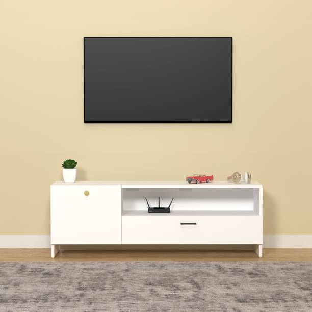 Flipkart Perfect Homes Modern Engineered Wood TV Unit Cabinet with Storage for Living Room, Bedroom Engineered Wood TV Entertainment Unit